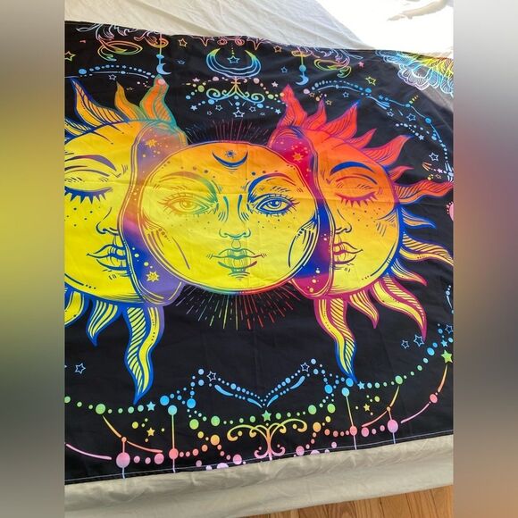 Astrological/ Whimsy Goth Moon and Sun Poster - Picture 4 of 7